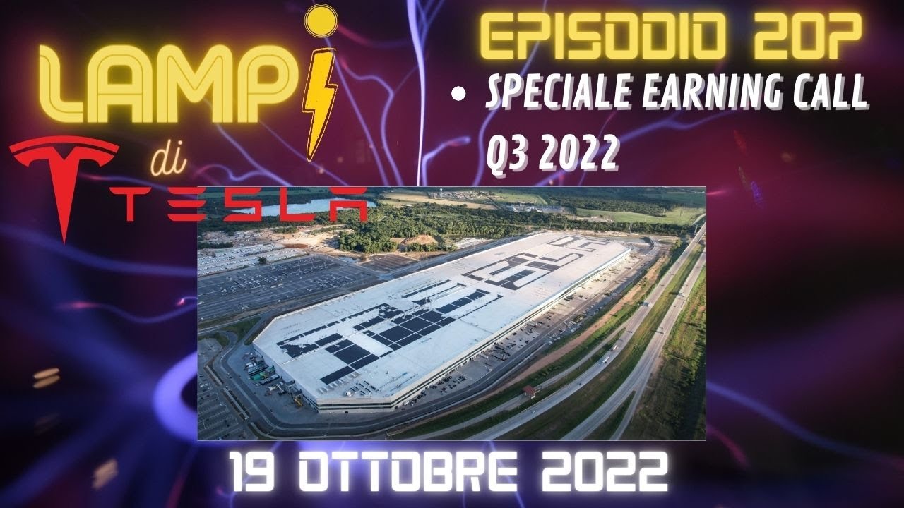 Speciale Earnings Call Q3 2022⚡️Lampi di Tesla 207 - YouTube