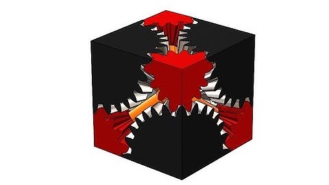 SolidWorks Tutorial #323 : Bevel gears cube (project 40)