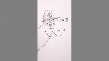 What Are Fonts?! 😭 #art #drawing #foryou