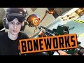 xQc Plays BONEWORKS VR for the First Time! | xQcOW