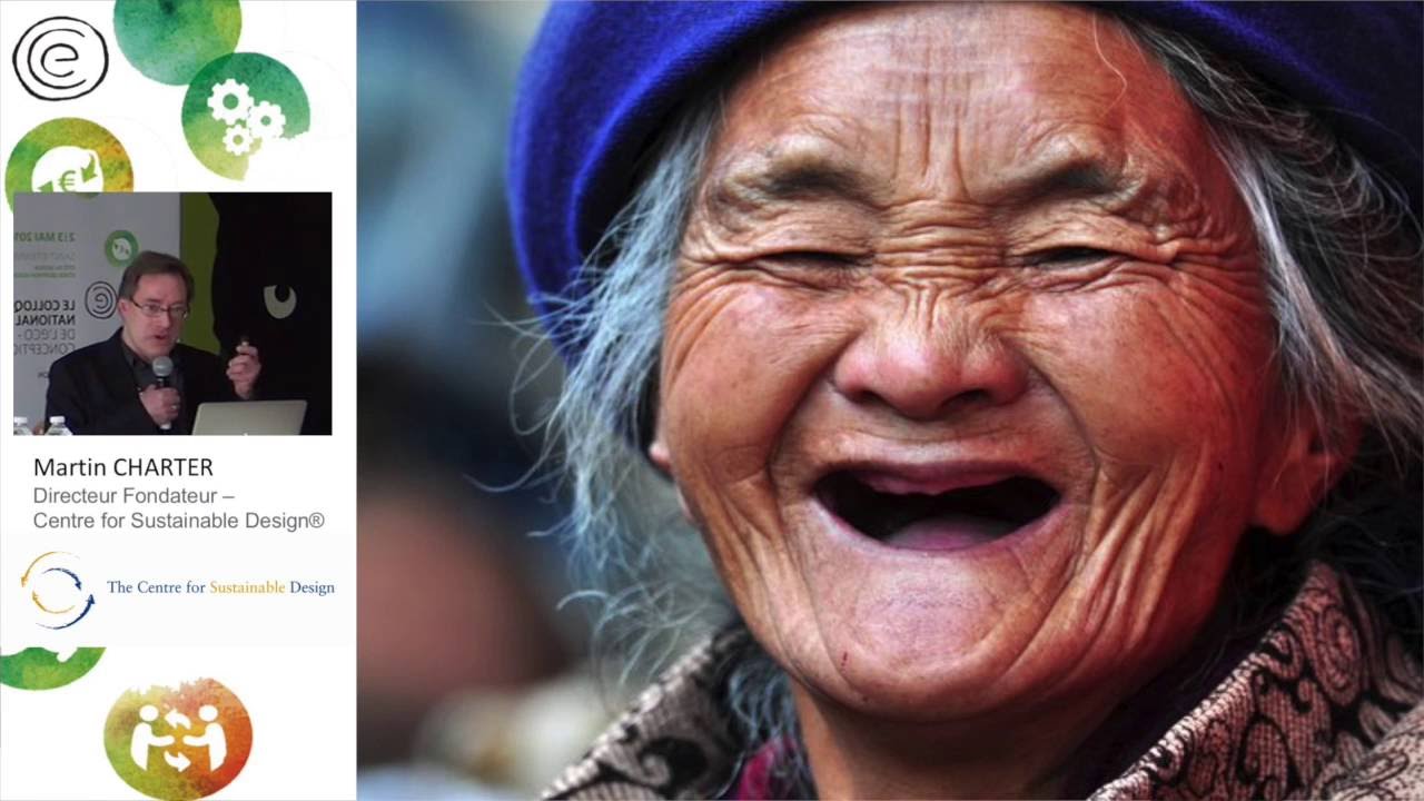 Martin CHARTER, l’innovation durable par l’ecodesign ;  Colloque Eco-conception 2016