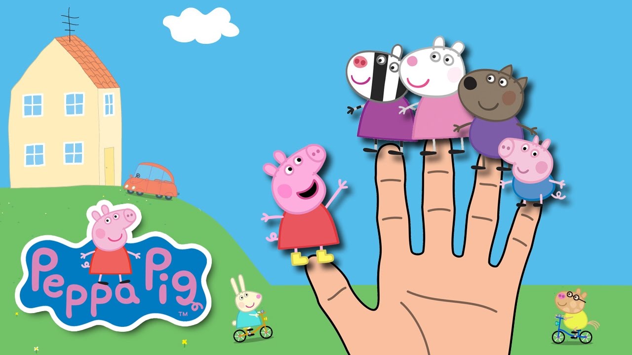 PEPPA PIG FINGER FAMILY SONG | NURSERY RHYMES FOR KIDS ...