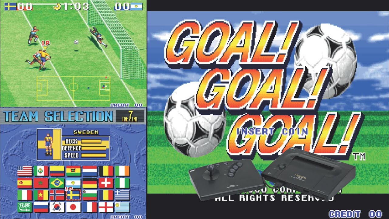 Goal! Goal! Goal! Neo Geo - C&M Playthrough - YouTube Goal! Goal! Goal! Neo Geo - C&M Playthrough - YouTube
