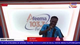 KOO NHYIRA POWERFUL LIVE WORSHIP AT AFEEMA FM🔥🔥🔥🔥