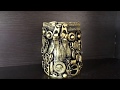 984. Ваза (пепельница) в стиле Стимпанк из жестяной банки.  DIY steampunk vase.