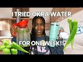 I tried OKRA WATER for One Week & this happened 👀 #OkraWaterChallenge