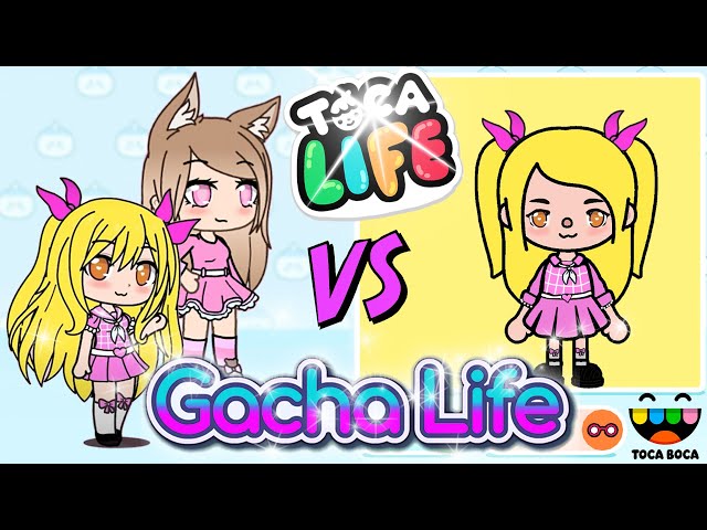 Comparison of Gacha Life VS Toca Boca! ! 😍✨ Toca Sunny Story / Toca Boca 