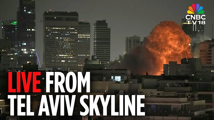 LIVE: Tel Aviv & Jerusalem Skyline View as Iran Launches New Attacks on Israel in Tel Aviv | N18G