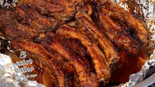 🔴¡Cuando Preparo Estas Costillas Siempre Me Piden la Receta! EN SARTEN👌-El sabor latino