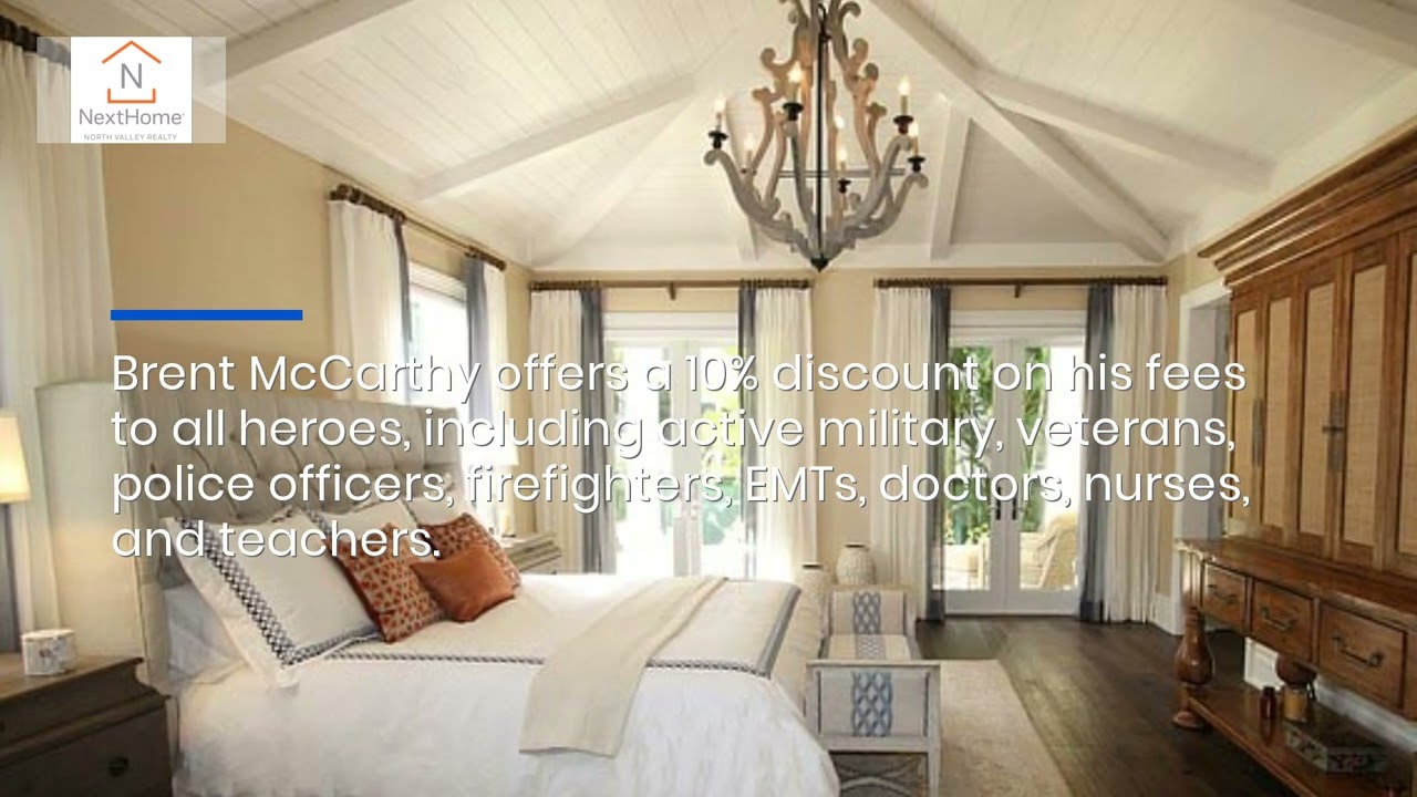 Top Rated Realtor in Chico, CA Brent McCarthy Offers Discounted Services for Heroes