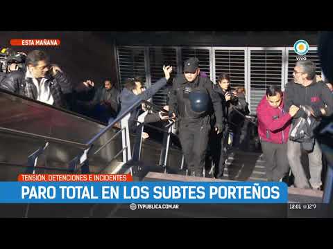 Paro total de subtes | #TPANoticias (1 de 2)