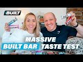 Massive BUILT BAR Taste Test / Over 40 Flavors!