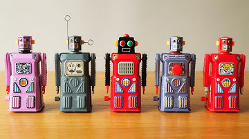Meet the Gang of Five Robots - Collectible Japanese Toys
