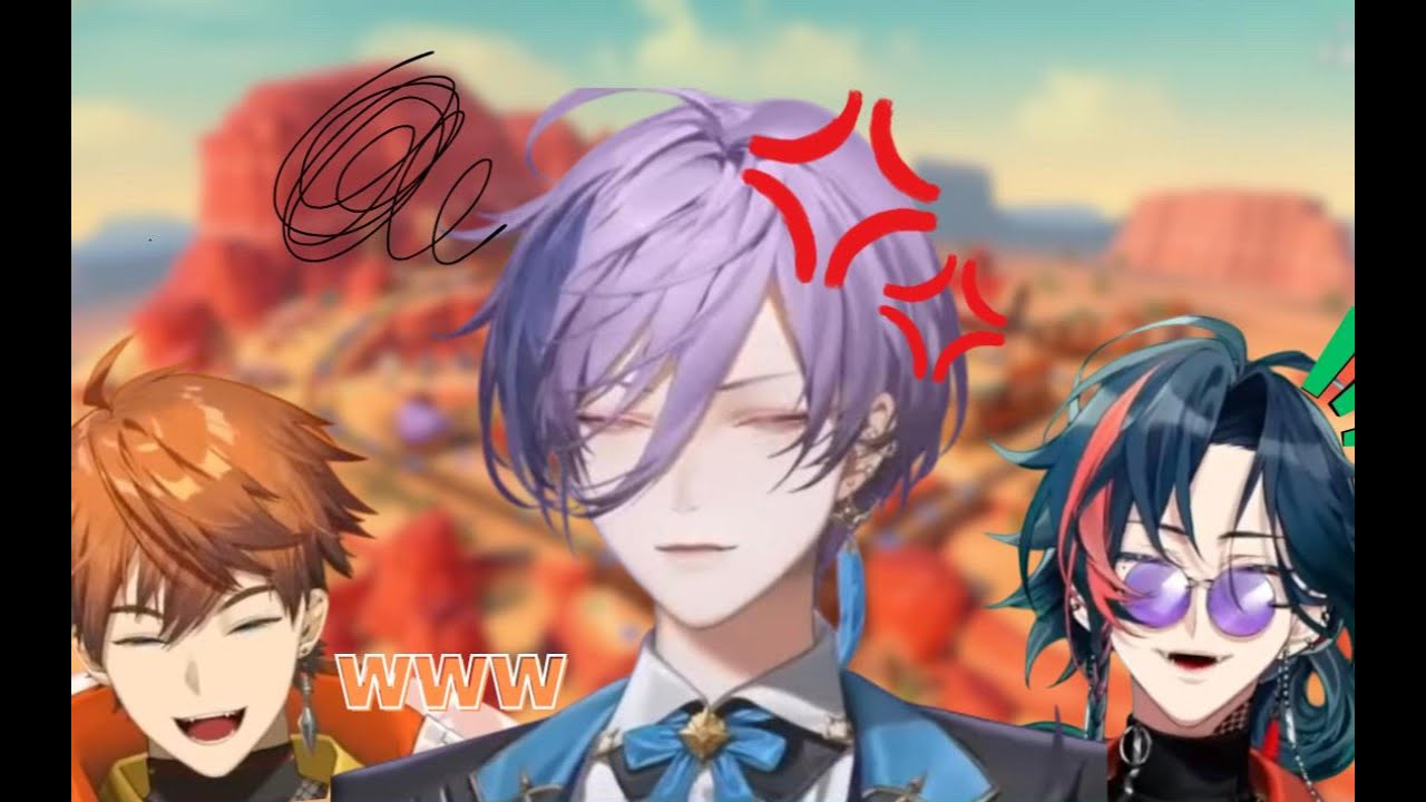 (Eng Sub) Sakaki Ness being triggered for 7 min in Mario Party | Sakaki Ness/Kitami Yuusei/Kaisei