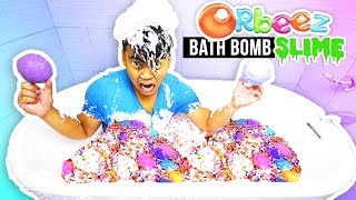 Slime Orbeez Bath Bomb Bath Challenge