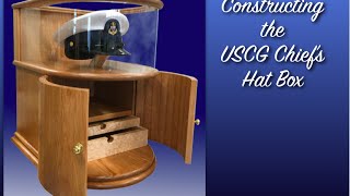 USCG Chief's hat box construction