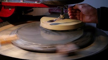 Making a 33 cm f/4.8 mirror on the Mirror-o-Matic 2:  grinding a mirror to a longer focal length