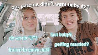 Our Parents Didn't Want Us To Have Baby #2? Answering questions we've been avoiding..
