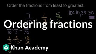 Ordering fractions | Math | 4th grade | Khan Academy screenshot 3