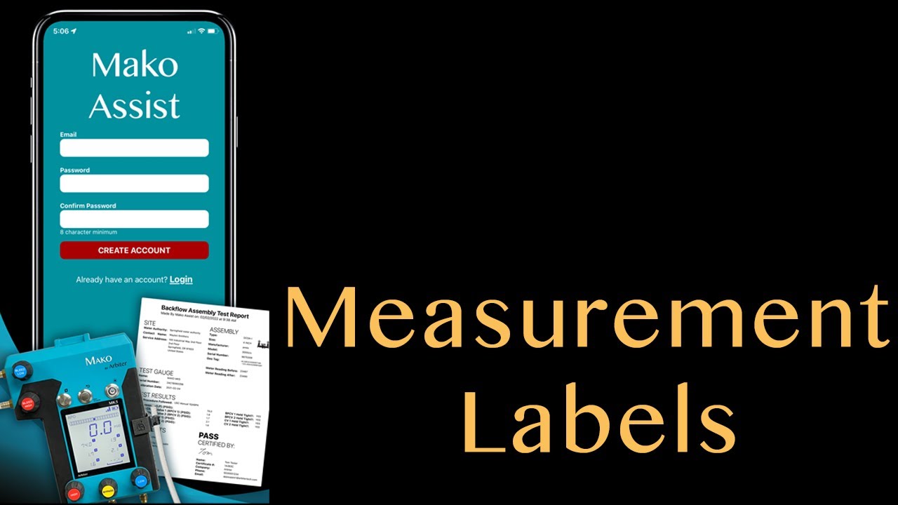 Mako Warning Label Mako Assist App - Measurement Labels - YouTube