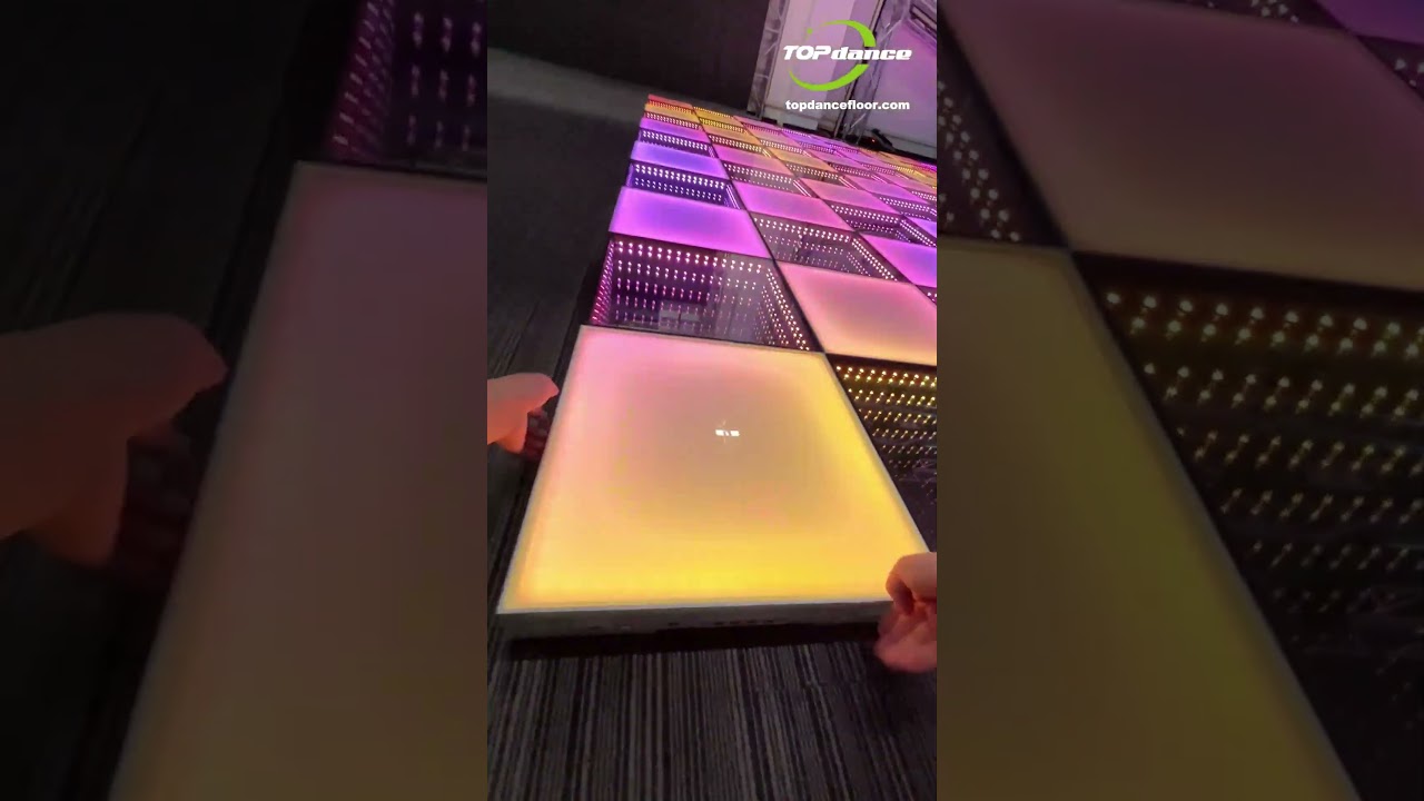 LED dance floor — Easy install, endless glow 🌟