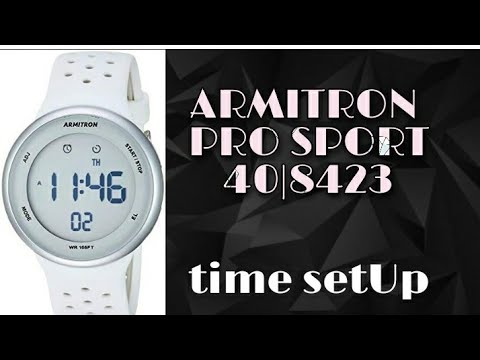 วีดีโอ: วิธีตั้งค่านาฬิกา Armitron: 11 ขั้นตอน (พร้อมรูปภาพ)
