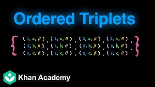 Ordered triplets | Relations and Functions | Grade 11 | Math | Khan Academy