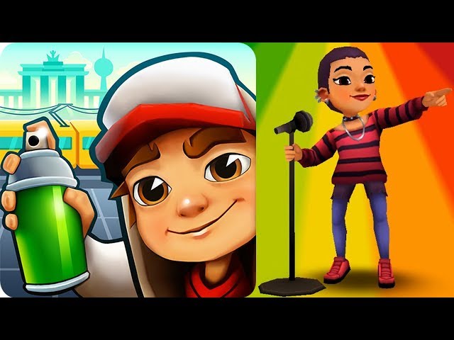 Subway Surfers Berlin com a rockeira Nina 