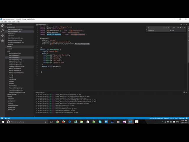Angular 2 – Nesting of Components