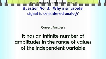 MCQ Questions Singletone SSB Modulation with Answers