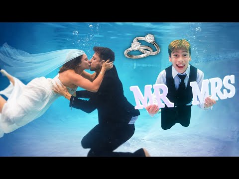 We Got MARRIED UNDERWATER!! 💍