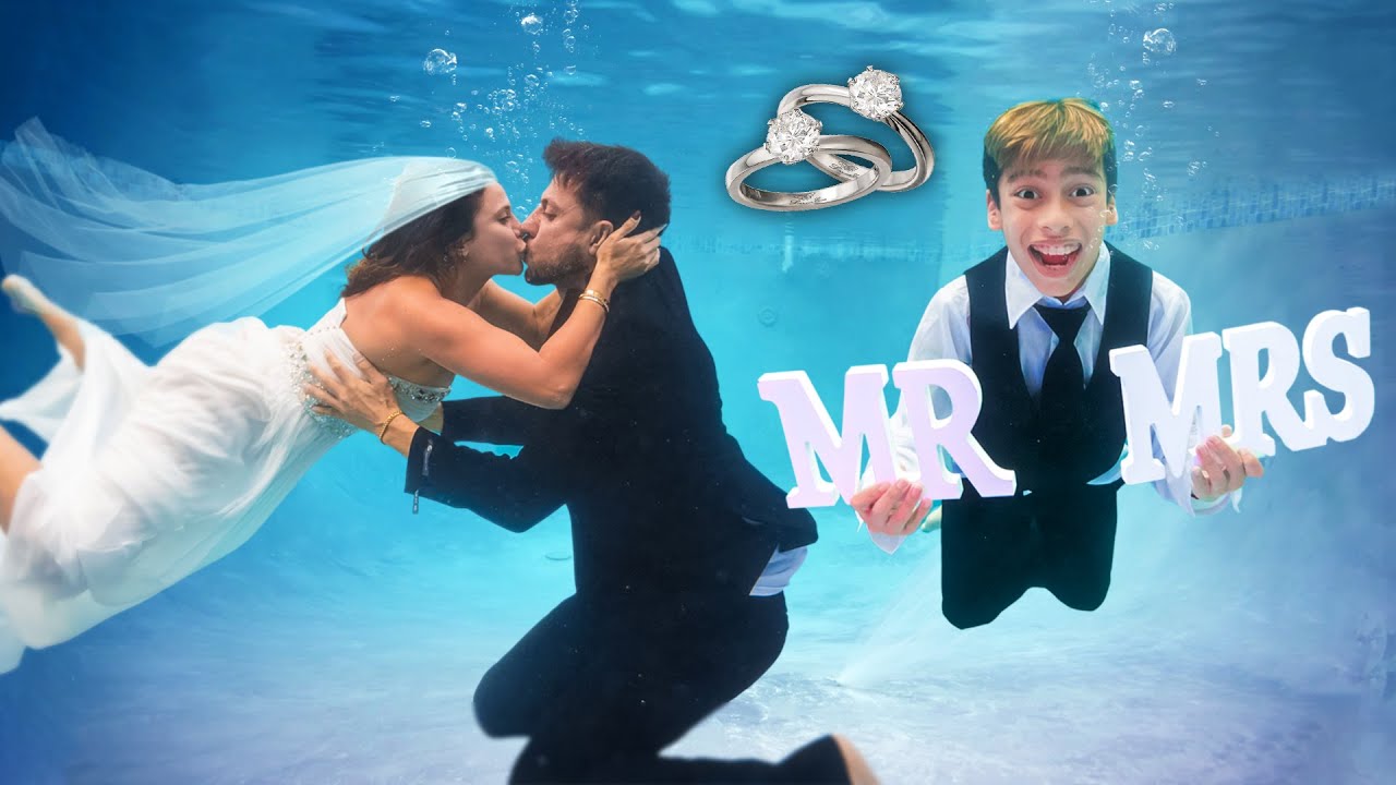 We Got MARRIED UNDERWATER 