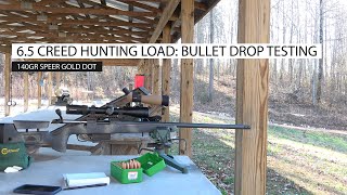 6.5 Creedmoor: Hunting Load Bullet Drop Test to 500yds