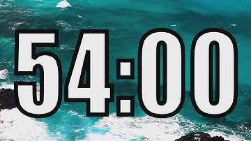 54 minute timer with Calm and Soft Music and sea in the background