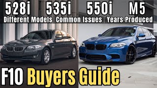 Buying An F10? Watch This FIRST | BMW F10 Models Explained & F10 Common Issues