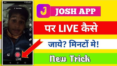 Josh App Par Live Kaise Aaye || Live Option Kab Milega, Kaise Milega??