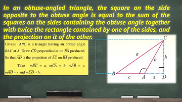 Theorem related to Projection of a side of a triangle