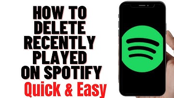 HOW TO DELETE RECENTLY PLAYED ON SPOTIFY 2024