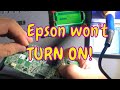 Repair Epson Printer Main Board - EcoTank ET-2720 Printer Formatter Board Transistor MOSFET