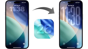 iOS 26: How to Make Lock Screen Clock Bigger or Stretchy on iPhone