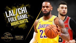 Lakers vs Bulls Full Game Highlights! 2019 NBA Season