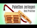 Paletten zerlegen - Europaletten & Einwegpaletten - DIY