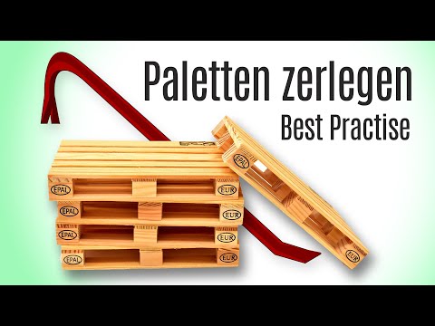 Video: Was kann aus Paletten hergestellt werden?