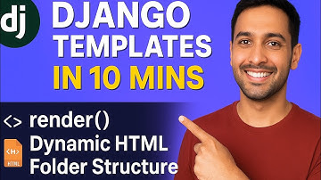 Django Templates Full Tutorial (Hindi) | render(), Folder Structure & Dynamic HTML in Django