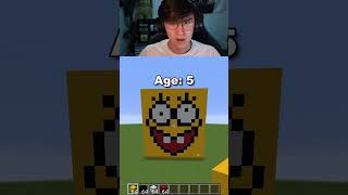 SpongeBob Pixel Arts at Different Ages 😳🧽