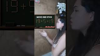 move one matchstick challenge#1  #matchstickpuzzle #matchstick  #challengeyourmind