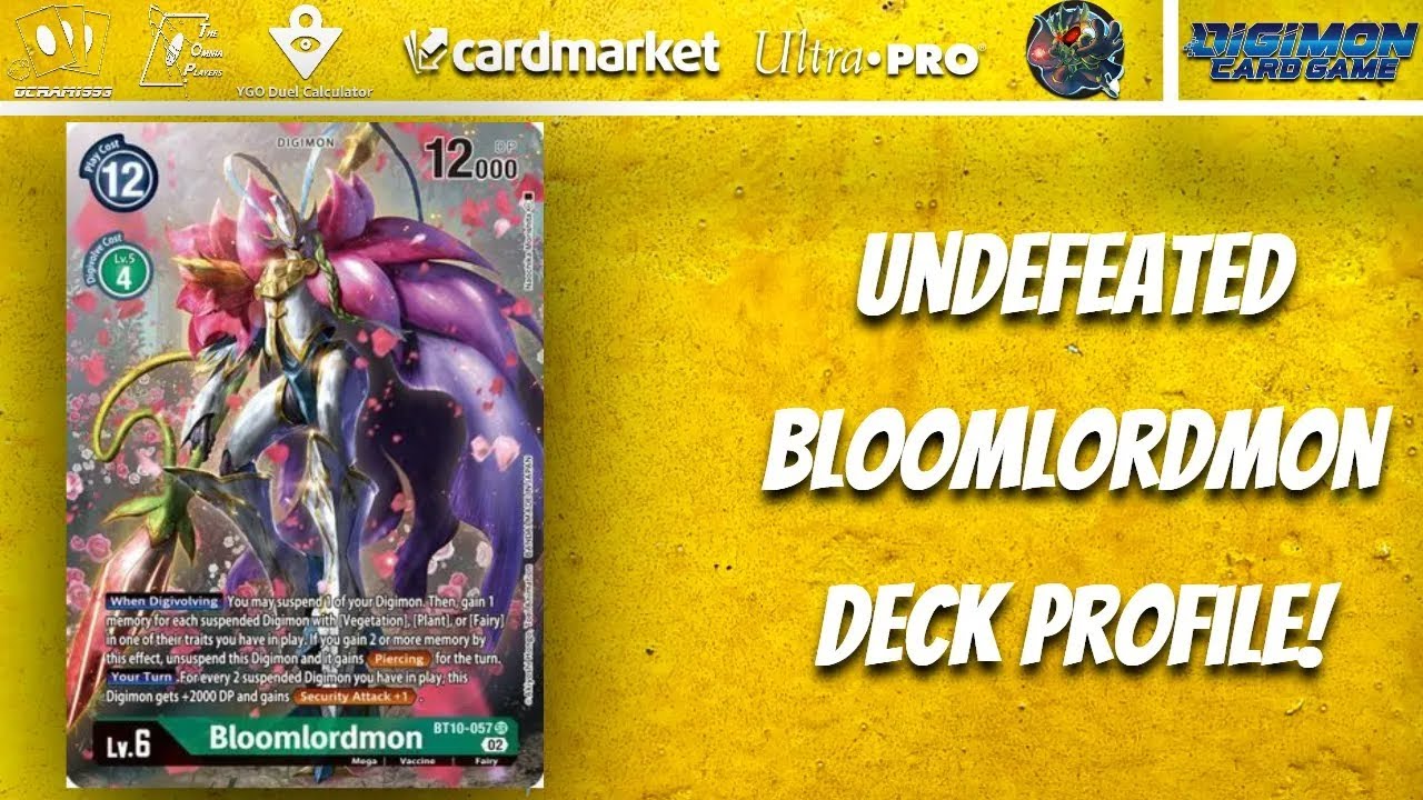 Digimon Card Game! Undefeated Bloomlordmon Deck Profile!