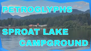 PETROGLYPHS at SPROAT LAKE Park and CAMPGROUND | BAMTHOW - 487