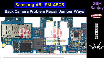 Samsung A50 SM-A500 Back Camera Problem Repair Jumper Ways #gsmsanjoy