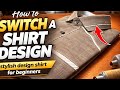 🧵👉How to switch a style design shirt | beginners watch for end | style fashion design ⚡beginners 🪡